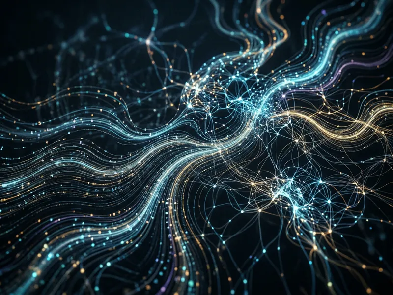 Abstract flowing streams of behavioral data resolving into pattern